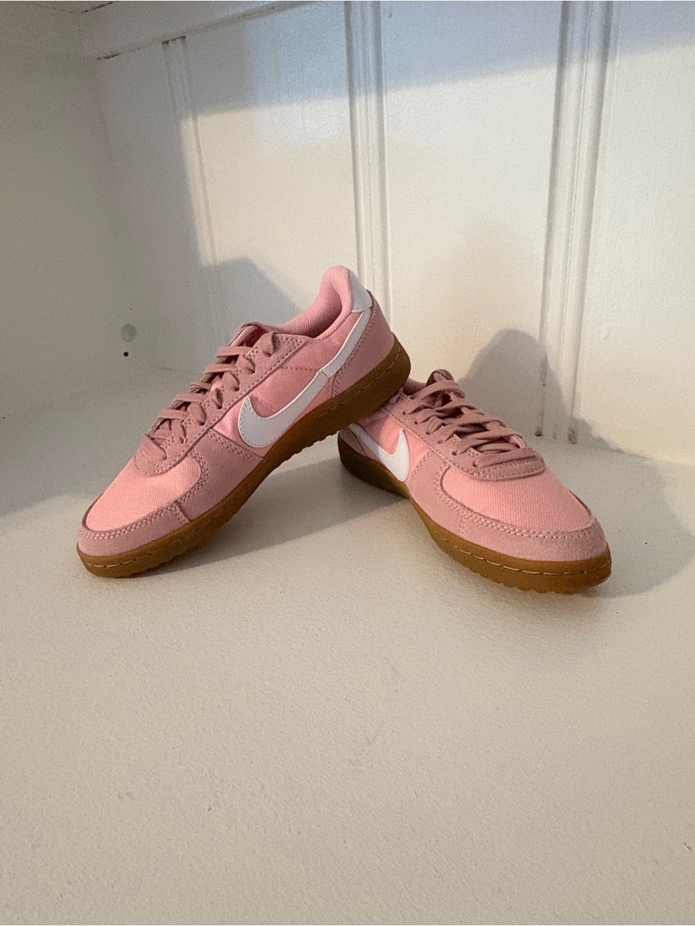 Nike Field General Pink and Gum Low-Top Sneakers - Picture 2 of 5